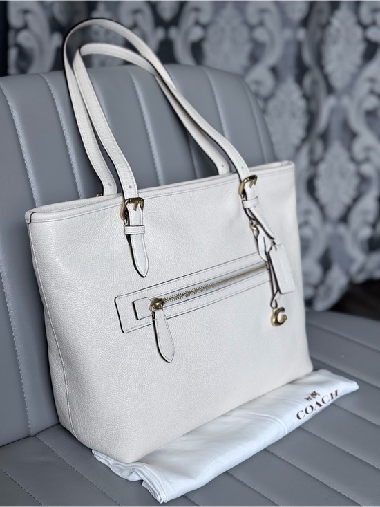 Coach Handbags - Coach NWOT Taylor Tote Bag Cream Leather